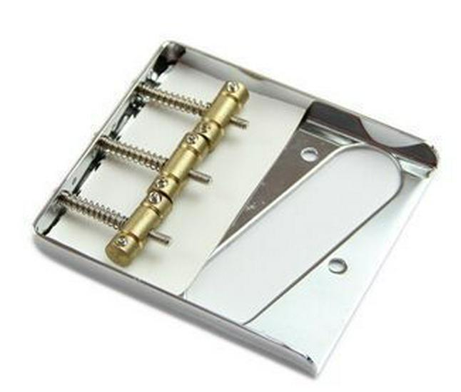 Brass Single Coil TL Bridge Tailpiece with String Posts ABS