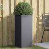 VidaXL Jardinière, Flower Box, Plant Pot, Flower Box, Raised Garden Planter for Patio Terrace, Anthracite 841573