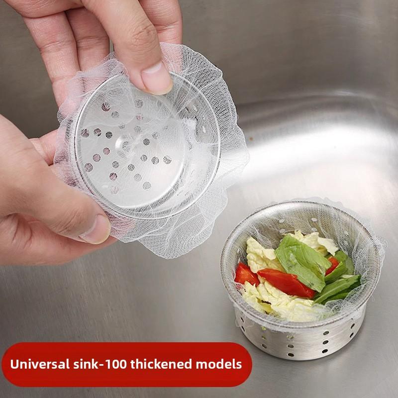 

100 Pcs Disposable Kitchen Sink Strainer 100 pcs