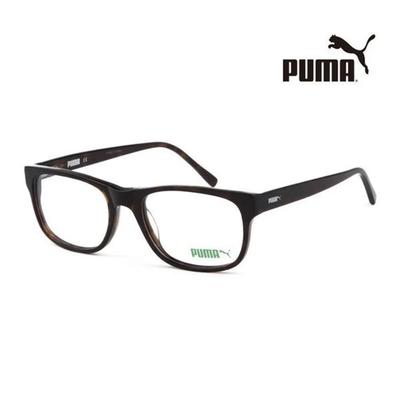Puma Eyeglass Frames PE0020O 002 Square Horn-rimmed Glasses for Women and Men