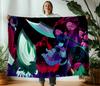 130×150cm Deltarune Hra Tenká Tištěná Přikrývka Doplňky Domácí Deky Flanelová Přehoz na Pohovku, Postel, Cestování, Kempování, Kancelář, Gauč