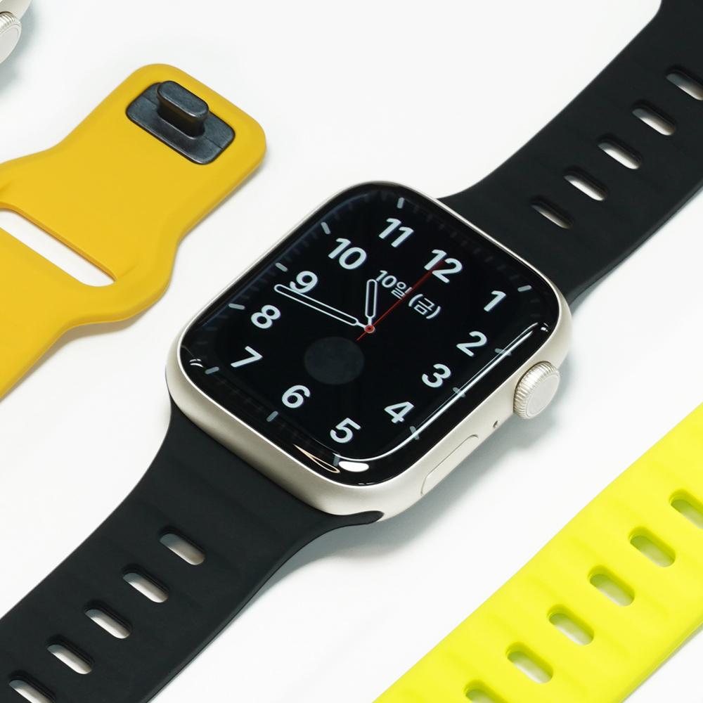 Biltin Apple Watch Silicone Sport Strap Ultra 10 9 8 Se2 (B Type)