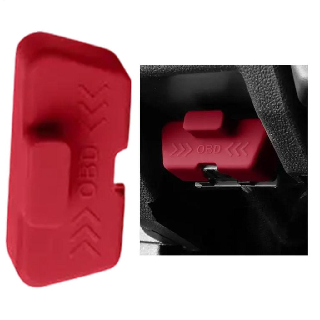 New Silicone Car OBD Port Cover Waterproof Rust-proof OBD Port Lock Protective Sleeve Dust OBD Clogging Caps Car Accessories