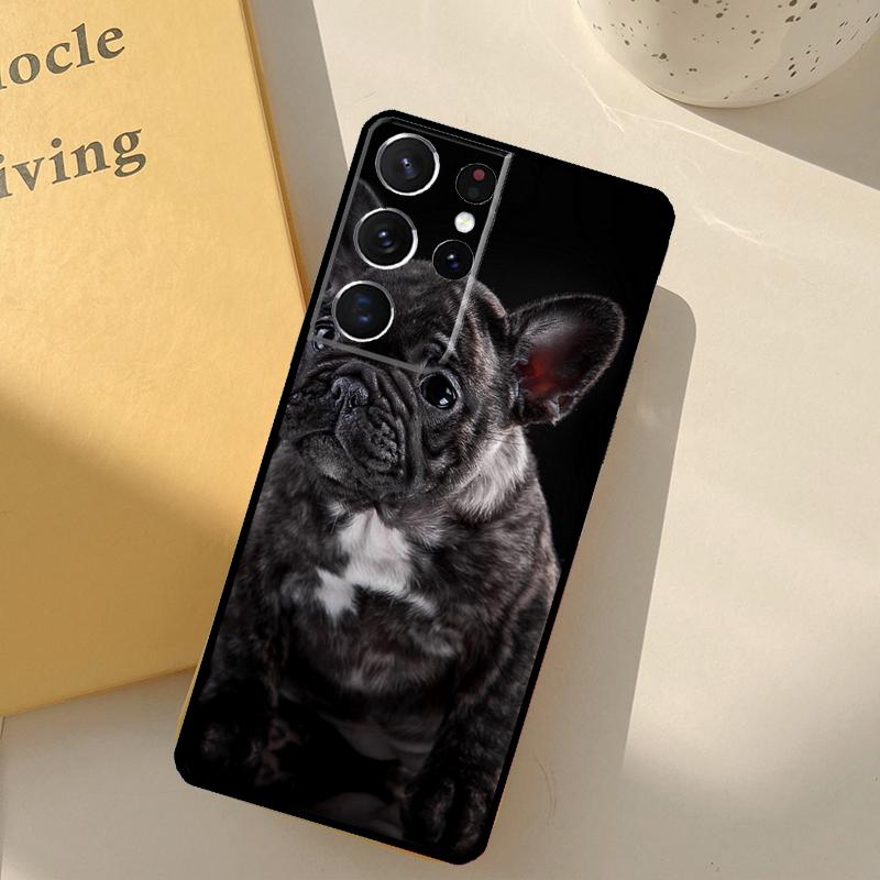 

French Bulldog Dog Phone Case For Samsung Galaxy S25 S20 S21 S22 S23 S24 Ultra S9 S10 Plus S25 FE Cover Shell Galaxy S20 Plus