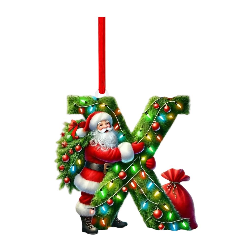 26 Letter,Christmas,Ornaments,Acrylic,1