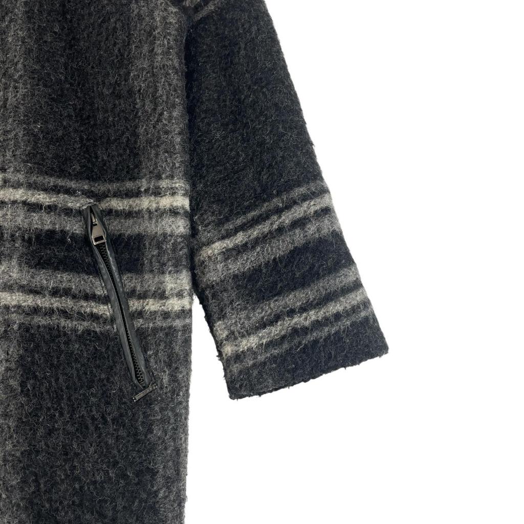 DIESEL Double riders check coat black Women XXS used