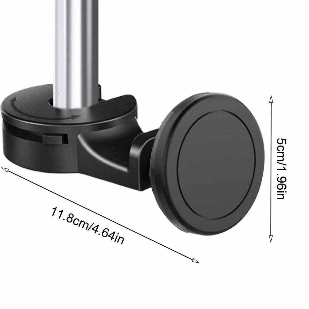 360 Rotating Magnetic Car Bag Hooks Hook With Mobile Phone Bracket Magnetically Attracts Automobile Rear Seat Bracket
