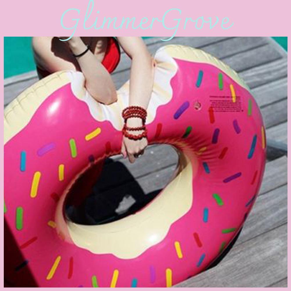 Kinder Schwimmring aus strapazierfähigem PVC im süßen Donut-Design für Wassersport