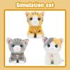 Shorthair Simulation Siamese Super Cute Cat Toy Plush Stuffed Doll Props