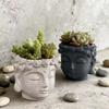 Creative Buddha Statue Flowerpot Green Potted Plants Container Home Courtyard Garden Decor Resin Handicrafts Ornament Gift