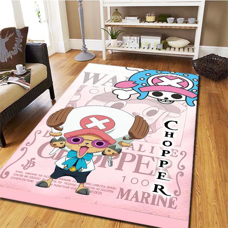 One Piece Tony Tony Chopper Tapijt Vloerkleed Voor Woonkamer Slaapkamer Huis Bank Decoratie, Kinderen Spelen Antislip Vloermat