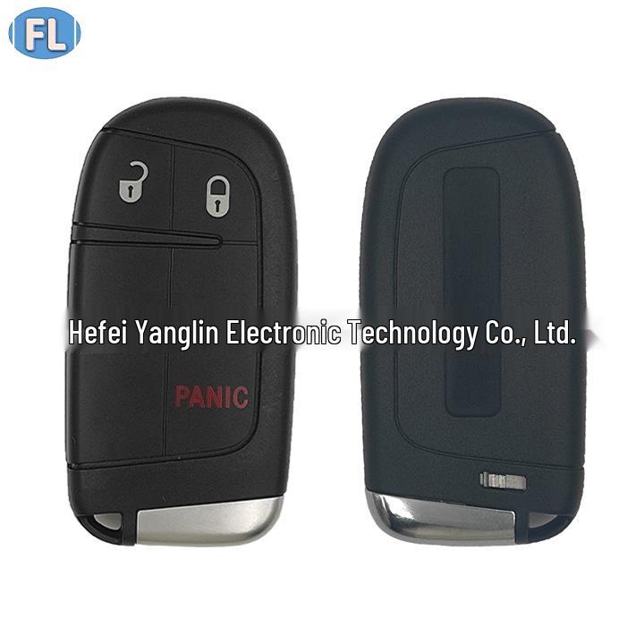 Kompatibel mit Jeep Compass Smart Card, 2+1 Tasten, 433MHz 4A Chip