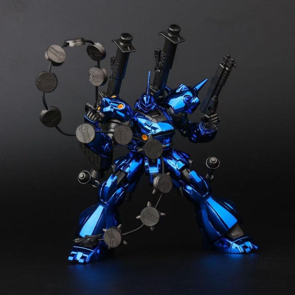 Hg 1/144 Ms-18e Assembly Model Kit Ms-18e Blue/black Action Figurine Robot Plastic Models Collection Statue Kids Toys Kids Gifts