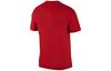 Jordan T Shirts Men's Red Crew Neck Moderate Straight Fit AV0117-657