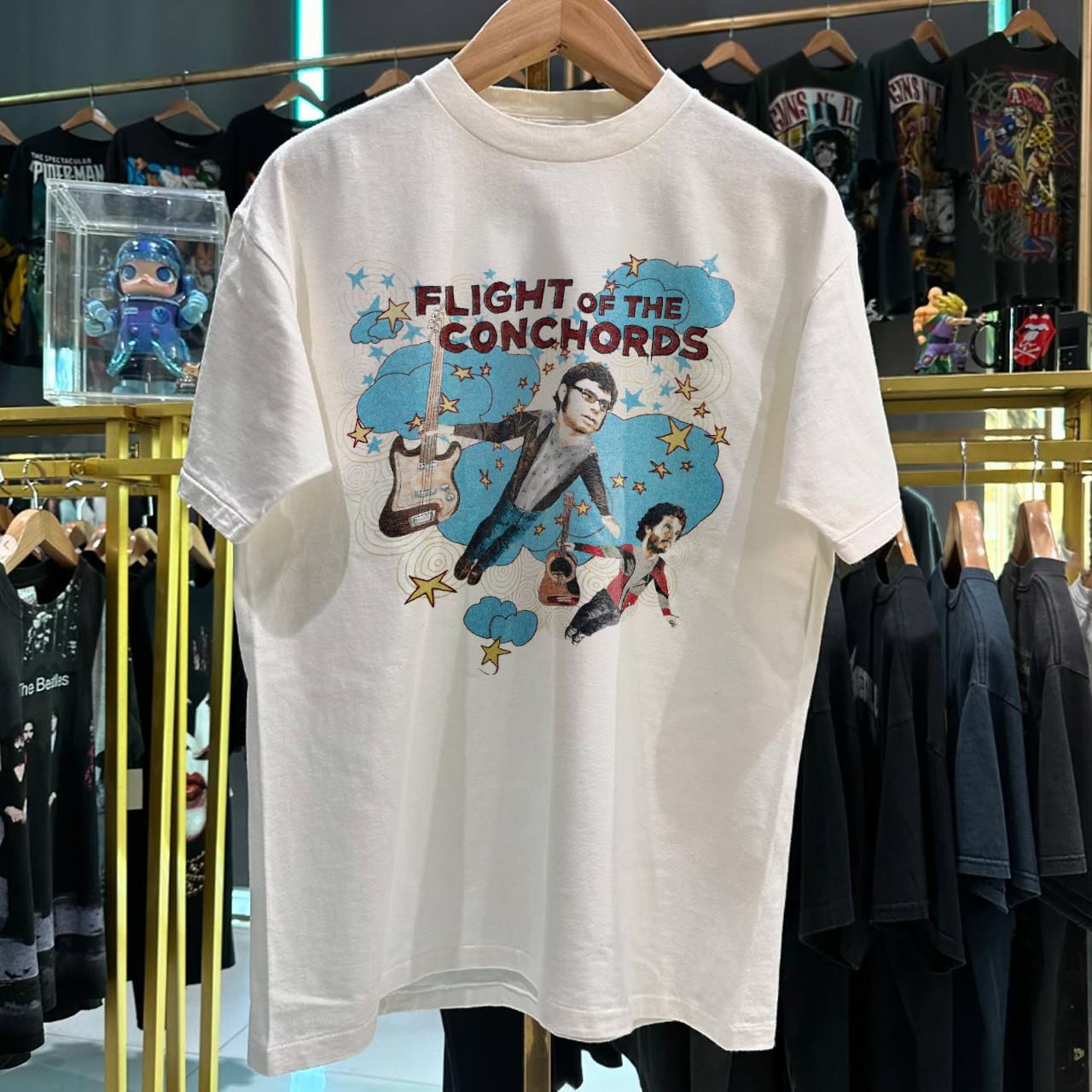 2007 Flight Of The Conchords Aged T-Shirt White M 2XL