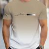 Herrmode 3D-tryckt T-shirt för män Rundhalsad Kortärmad Trendig Streetwear
