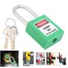 38mm   Padlock Insulating Industrial Plastic Nylon PA Steel for Chemical Electric Power Nuclear Energy(Purple )