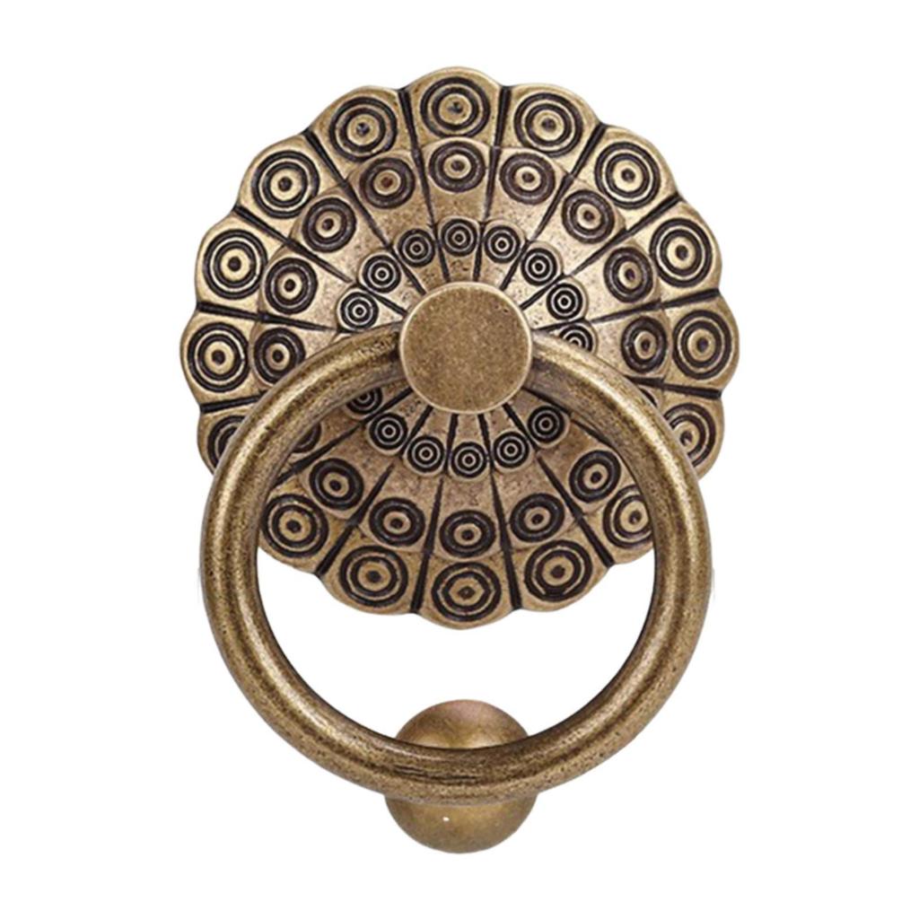 Front Door Knocker Vintage Brass Door Pull for Fence Farmhouse Wooden House
