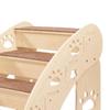Wooden Pet Stairs Non Slip Ladder Dog Steps Indoor Sturdy Ramp Multifunctional Bed Climbing for Small Dogs Cats