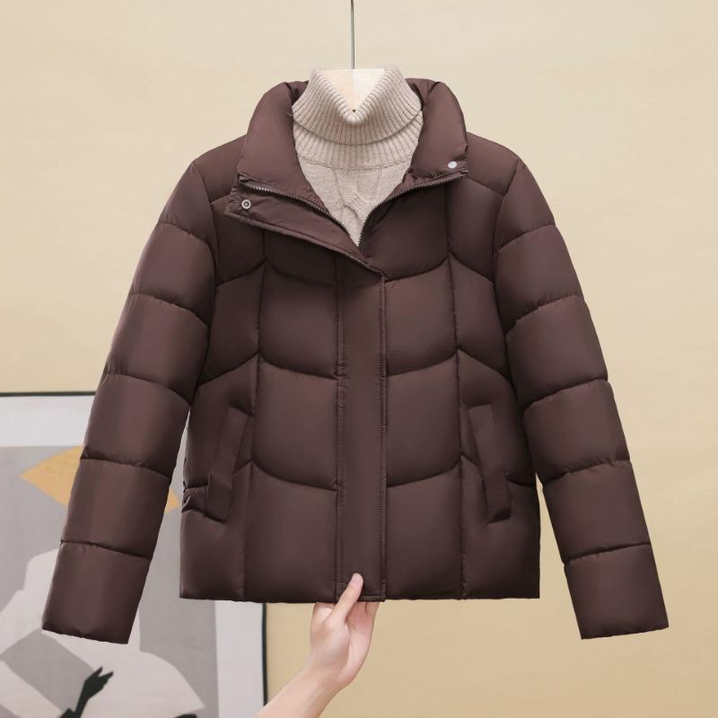 European bread clothes new short down cotton-padded clothes women's loose autumn and winter coats thickened jackets