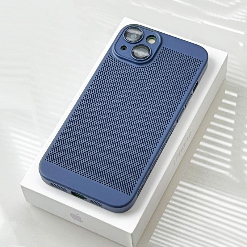 Applicable To IPhone17 Ultra Thin Cooling Mesh Shell Apple 16promax Full Inclusive Lens Film Mobile Phone Case 13 Protection Case