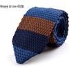 Cross-Border Exclusive Custom Arrow-Shaped Knitted Tie for Men & Women