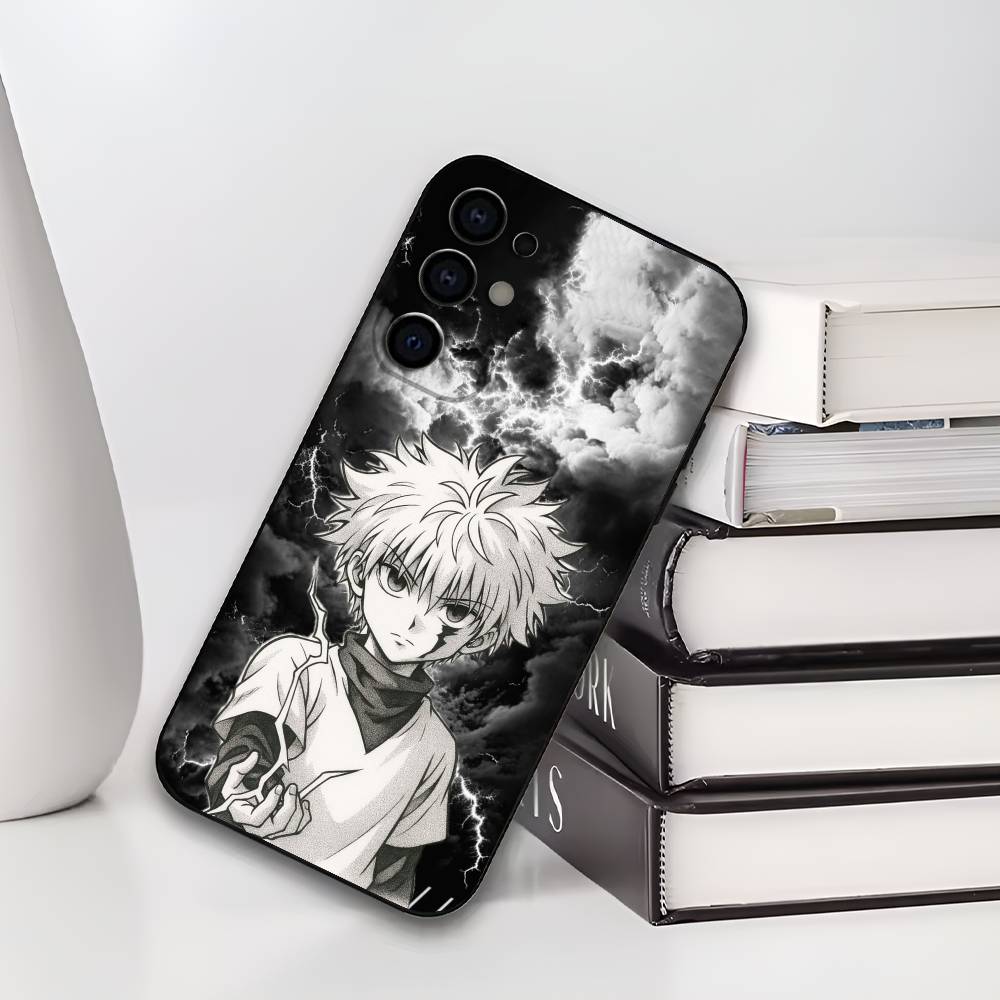 

K-Killua Zoldyck H-Hunter X Hunter Phone Case For Samsung S25,S24,S21,S22,S23,S30,Ultra,S20,Plus,Fe,Lite,Soft Black Cover Samsung S30plus5G