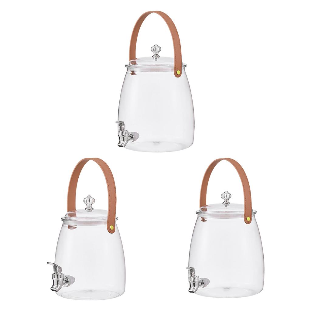 Getränkebehälter mit großem Fassungsvermögen, galvanisiertem Zapfhahn, auslaufsicherem Design und robustem PET-Kunststoff für Veranstaltungen und den Heimgebrauch