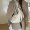 Einfache und geräumige Plissee-Tasche, neue Schultertasche, Knödeltasche, modische kleine Tragetasche, tragbare Umhängetasche.