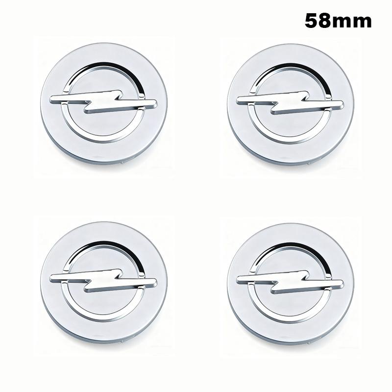 58mm 64mm Auto Radnabenkappe Felgenabdeckung Emblem Aufkleber Für Opel Astra j g Insignia Corsa d Vectra c Zafira a Auto Gadgets