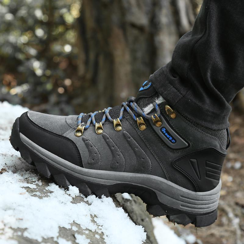 Мужские брендовые зимние ботинки для снега — фото 4