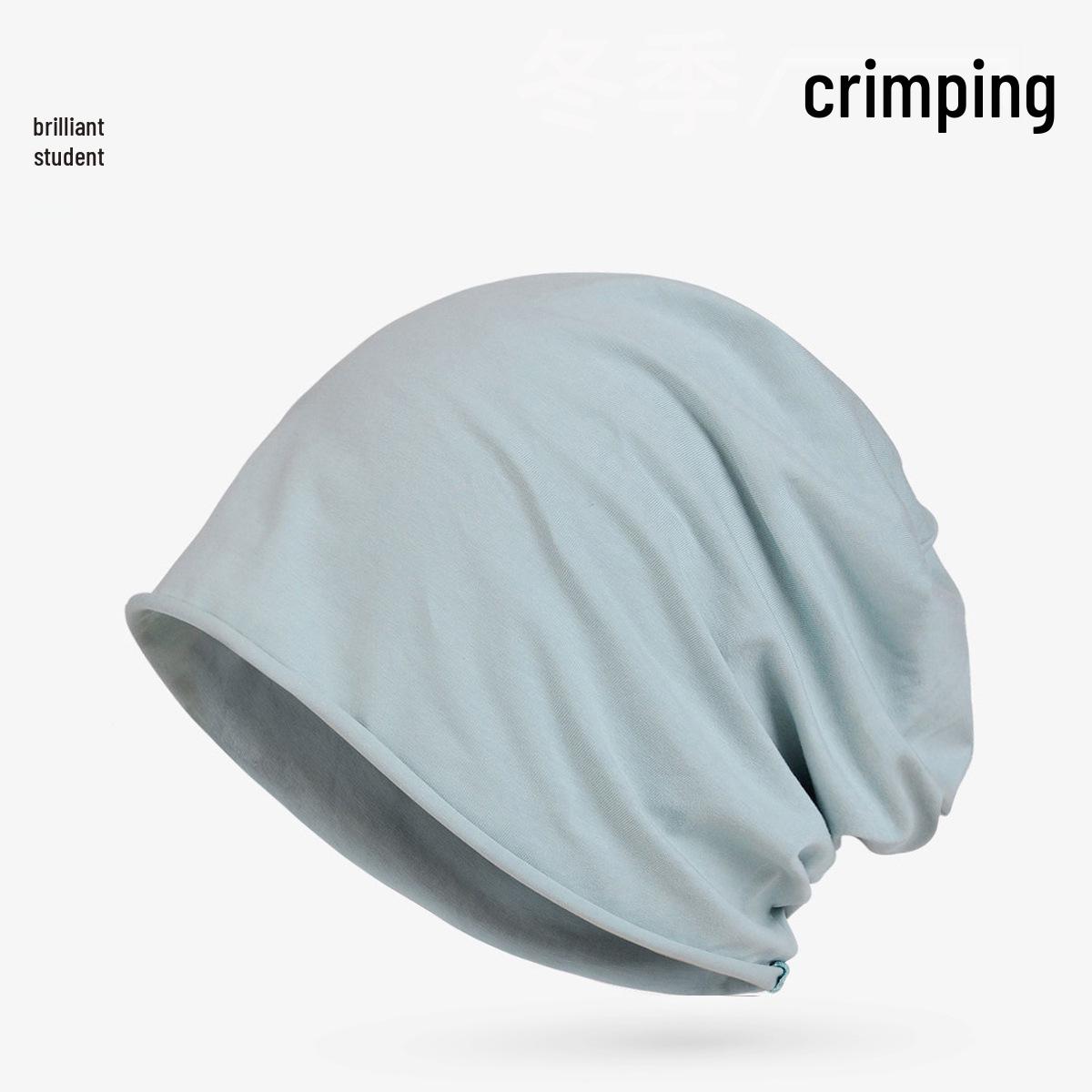 

Унисекс Тонкая Хлопковая Шапочка-Череп для Весны/Лета - Подвернутый Край, Одинарный Слой, Универсальная для Беременности, Послеродового периода, Сна. Elastic/curled