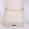 Light Luxury Niche Imitation Pearl Waist Chain, Simple High-End Collarbone Chain, Silver Jewelry Body Chain