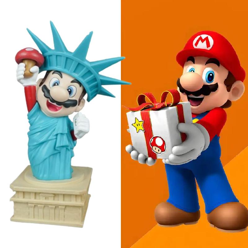 Super Mario Bros Anya Forger Pvc Figurine With Anime Design For Desktop Decor And Collecting