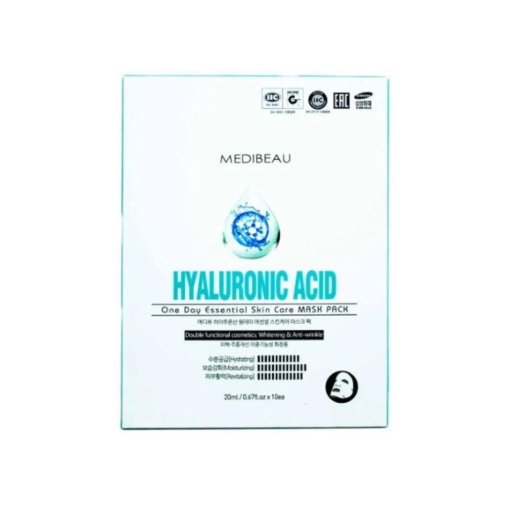 MEDIBEAU One Day Essential Skincare Mask Pack 20ml - Hyaluronic Acid 10 Sheets
