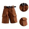 Action Figure Short Pants Dress Wearable Doll Costume Muscular Male for 1:9 1:12 Scale