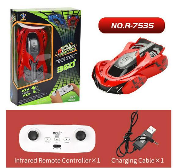 Infrared Wall Climbing Remote Control Car with Drifting Stunt Capabilities - Children's Racing Toy