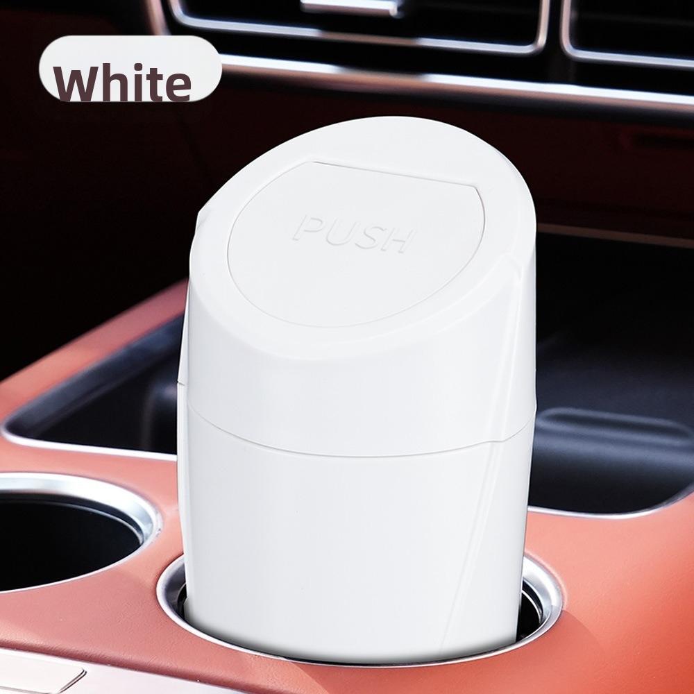 Leakproof Design Car Garbage Bin With Lid Mini Trash Can Portable Car Trash Can for Door Storage