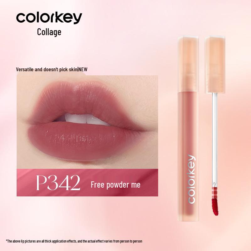 Colorkey Water Mist Lip Glaze: Qixi Capybara Non-Transfer Lipstick for Women