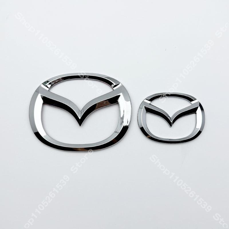 AAGH1 Mazda MX5 Miata ND Front Rear Black Car Logo Emblem Badge For MX-5 Miata ND NC Carbon 2016 2017 2018 2019 2020 2021 2022 2023