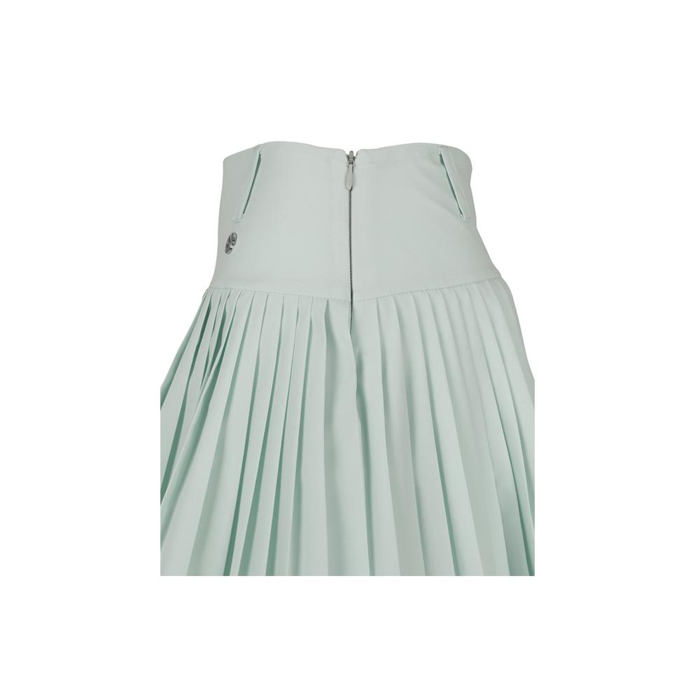 LAUV Flared Pleated Skirt_Mint