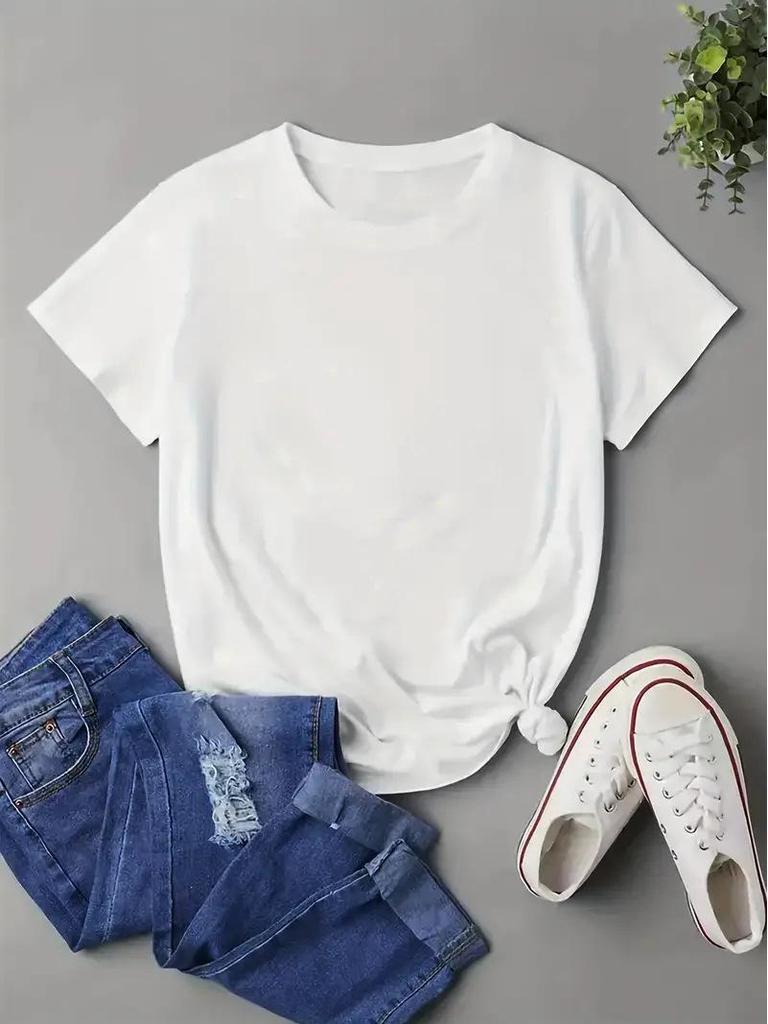 TEMU Damen Sweatshirt in Unifarben, erhältlich in europäischen und amerikanischen Größen mit Bügel-Wärmetransfer-Design