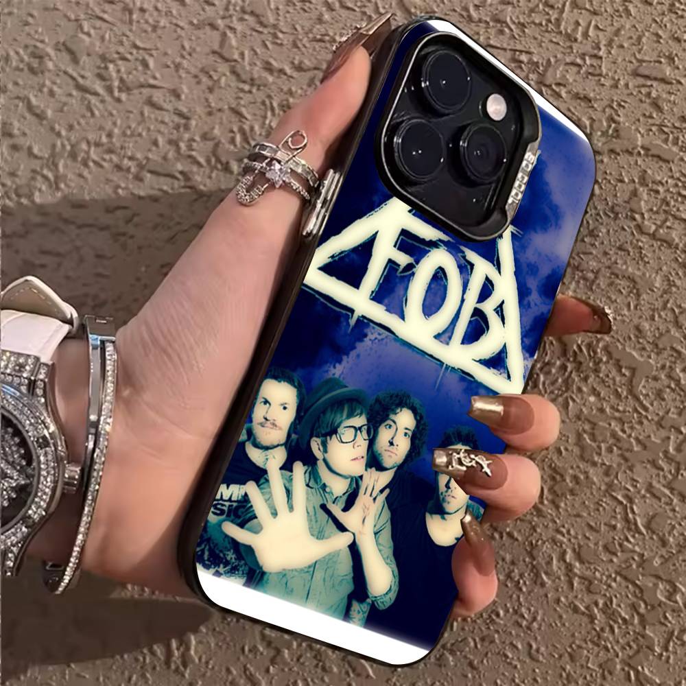 F-Fall O-Out Boy Phone Case for iPhone 17,16,15,14,13,12,11,Pro,X,Xs,Max,Plus Shockproof Cover
