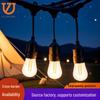 Waterproof Outdoor LED String Lights E27 - S14 Decor for Camping & Courtyard