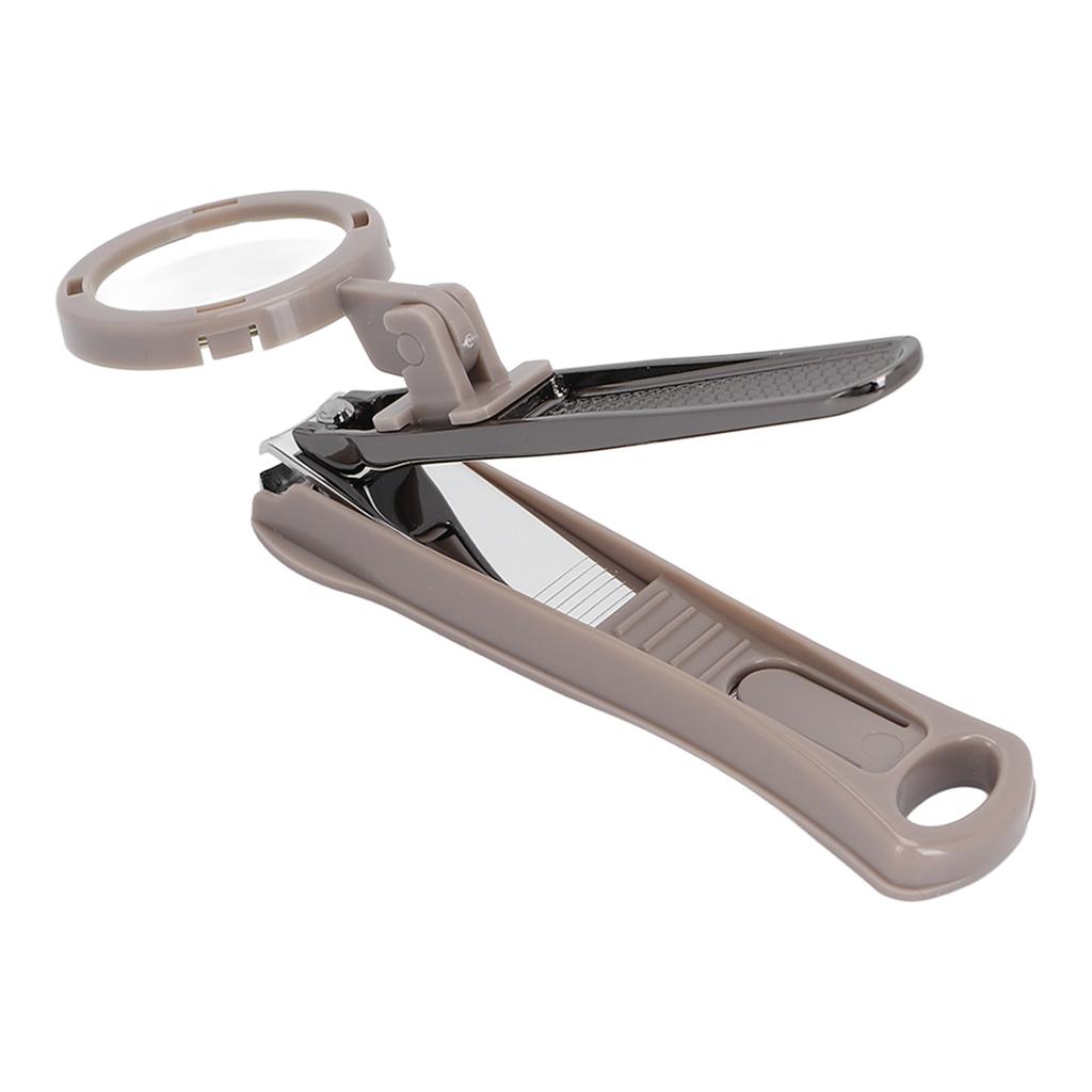 Nail Clipper Heavy Duty Portable Nail Cutter with Removable Magnifying Glass for Seniors