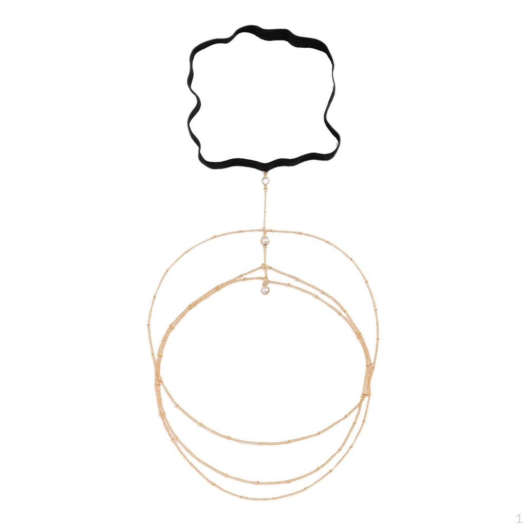 Leg Chain Body Elasticity Pendant Layered Bracelet Tassel Thigh