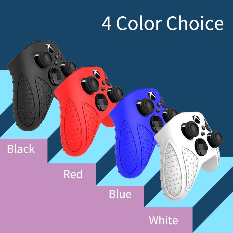 Newest Rubber Silicone Protective Case Anti-slip Handle Cover Shell Controller Skin for Xbox Series X S Gamepad Accessories
