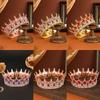 Elegant Rhinestone Birthday Crown Headdress - European & American Style Cake Hair Accessory