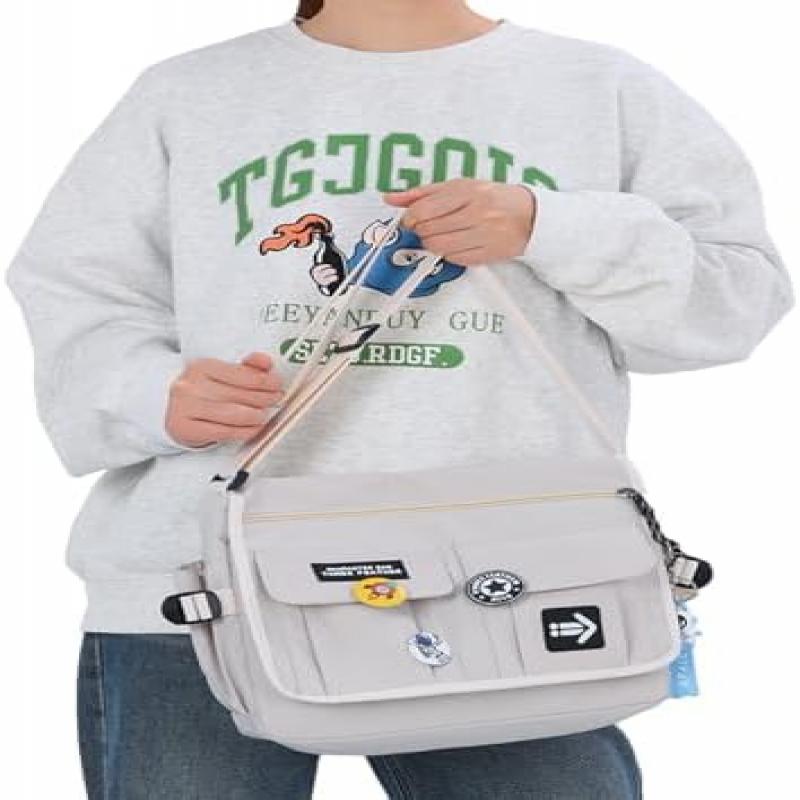 Jywmsc 2025 Nowa Urocza Torebka Crossbody Unisex Casualowa Torba na Ramię Słodki Szkolny Styl Prezent