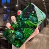 Tropical plant print green leaf pattern phone case for Samsung S21 S23 PLUS S24 Plus S25 S25 A36 A54 back cover